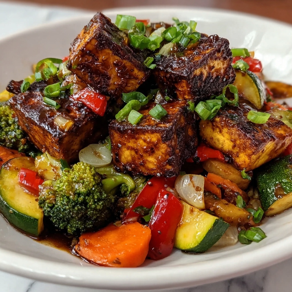Easy Vegetable Tofu Stir Fry Recipe - Recipe Image