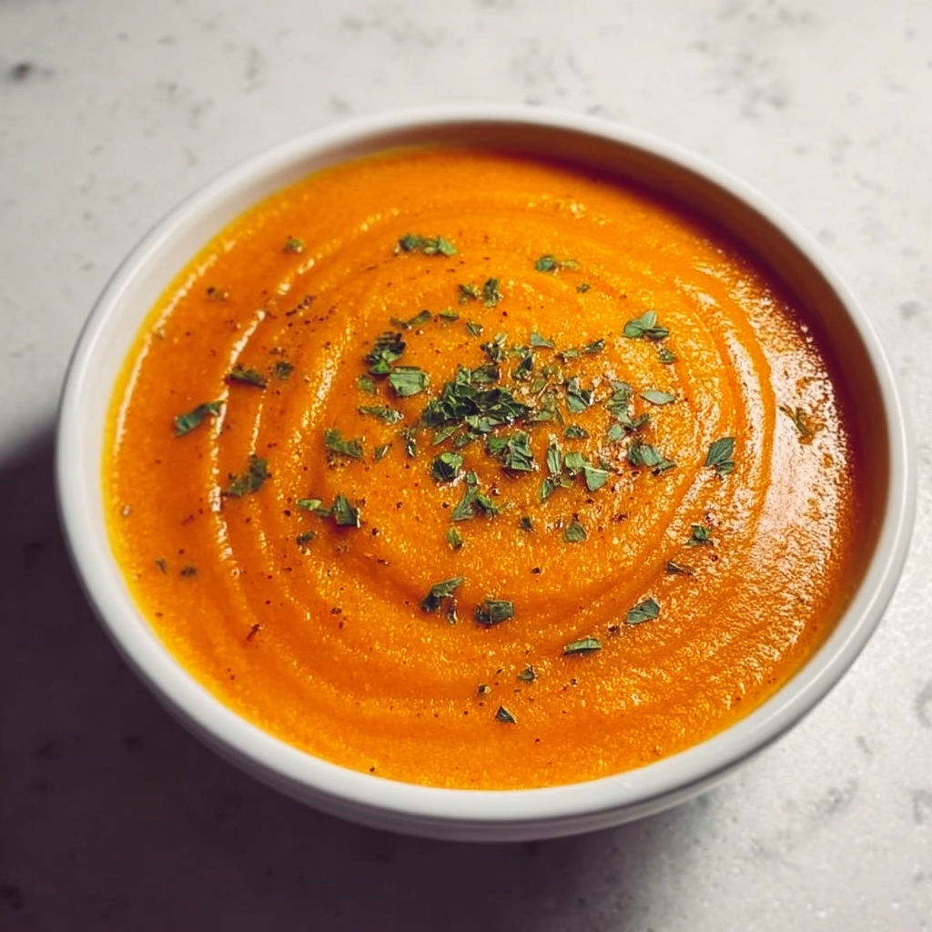 Creamy Carrot Lentil Soup Recipe - Recipe Image