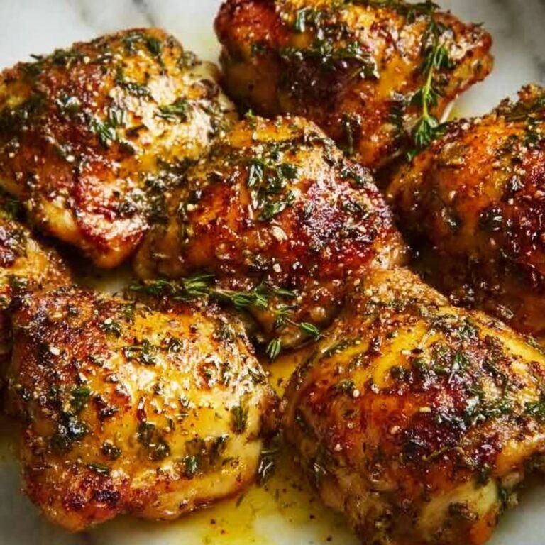 Garlic Butter Chicken Thighs Recipe