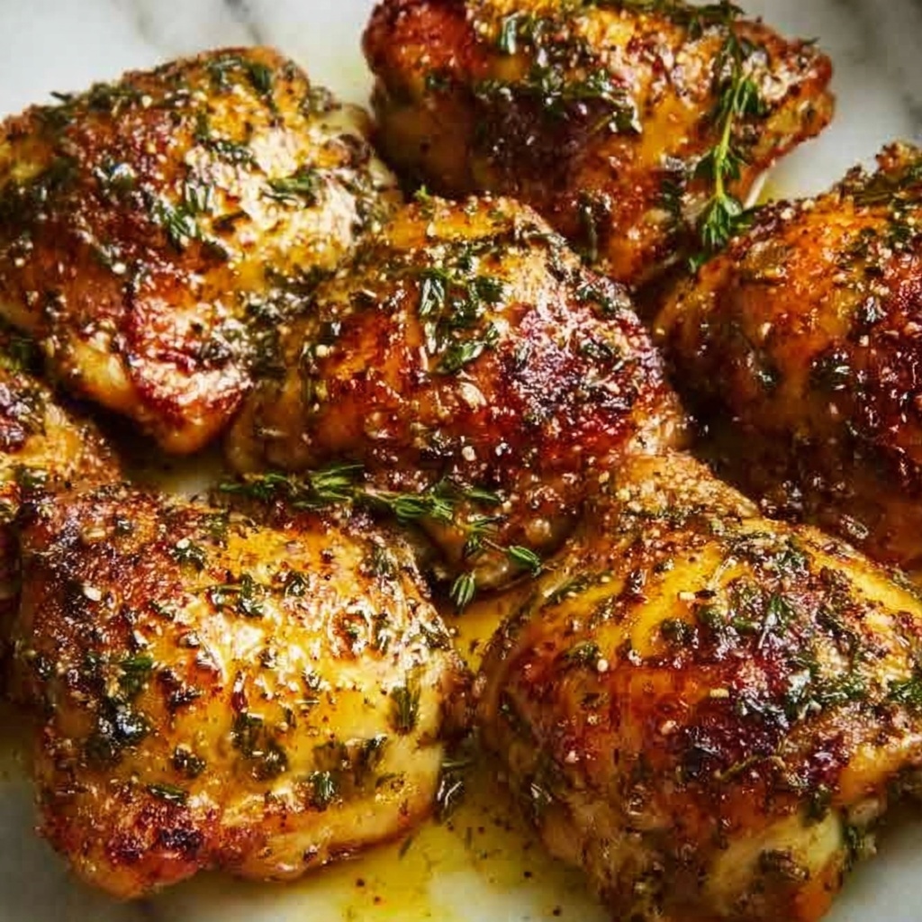 Garlic Butter Chicken Thighs Recipe - Recipe Image