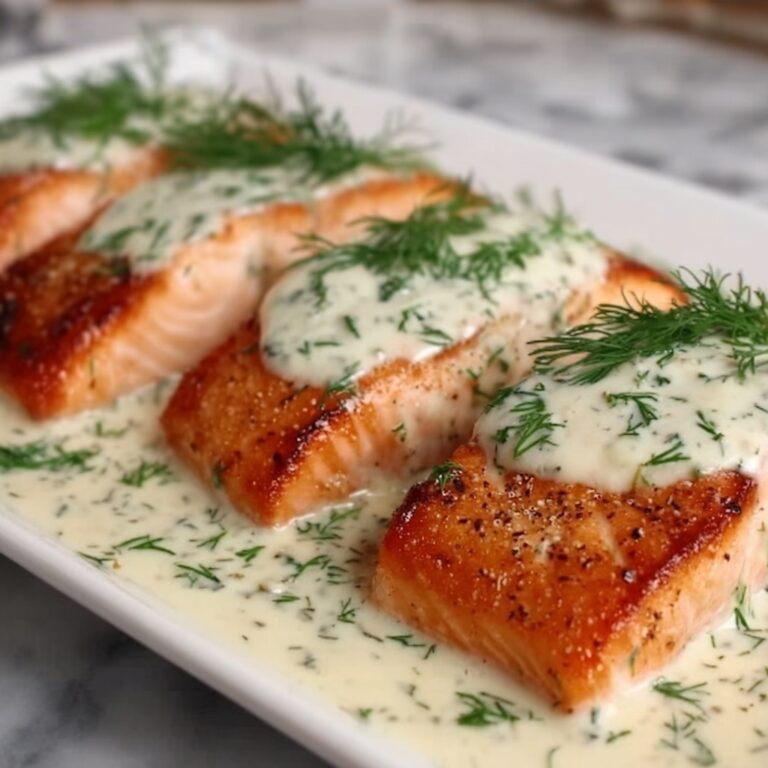 Baked Salmon with Lemon Butter Sauce Recipe