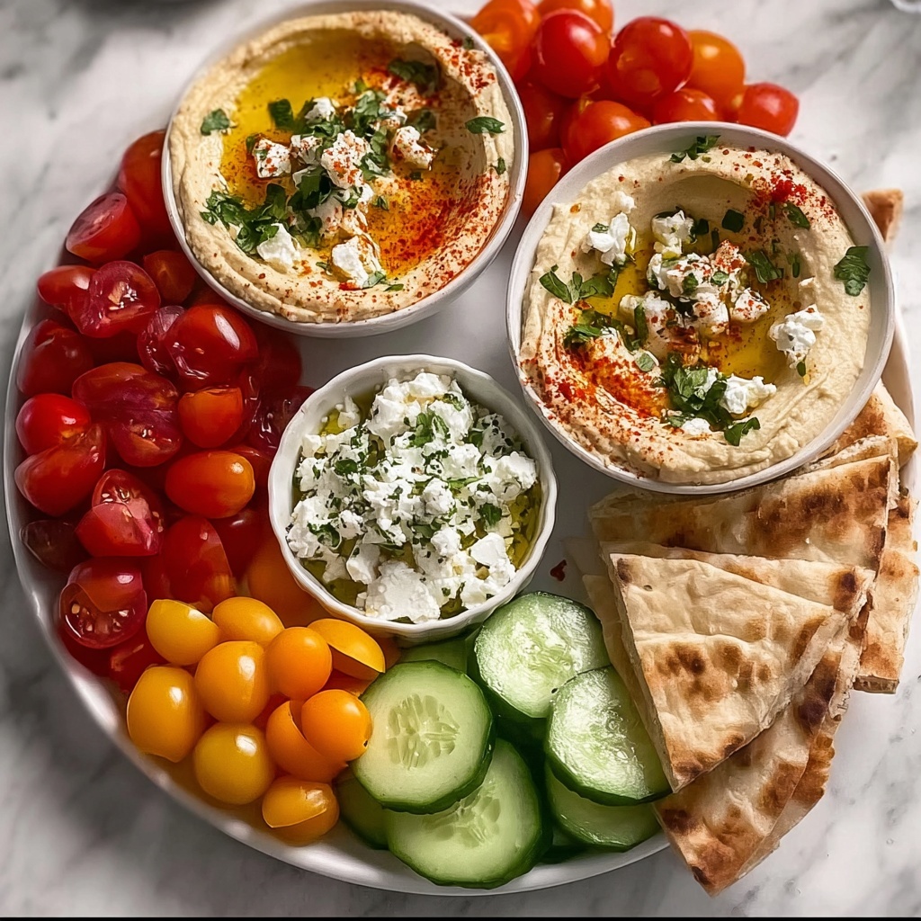 Mediterranean Hummus Platter: 5 Simple Steps to Bliss Recipe - Recipe Image