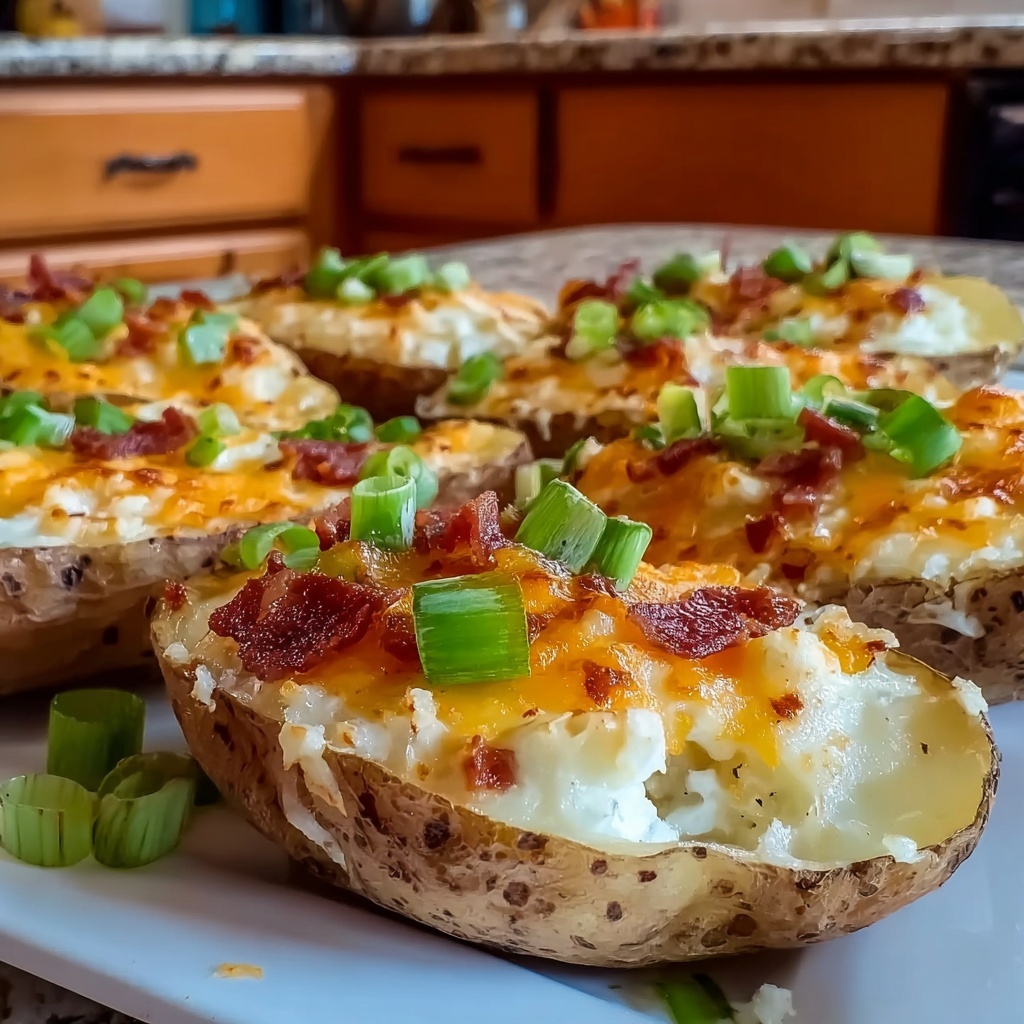 Loaded Potato Skins: 5 Irresistible Secrets to Delight Recipe - Recipe Image