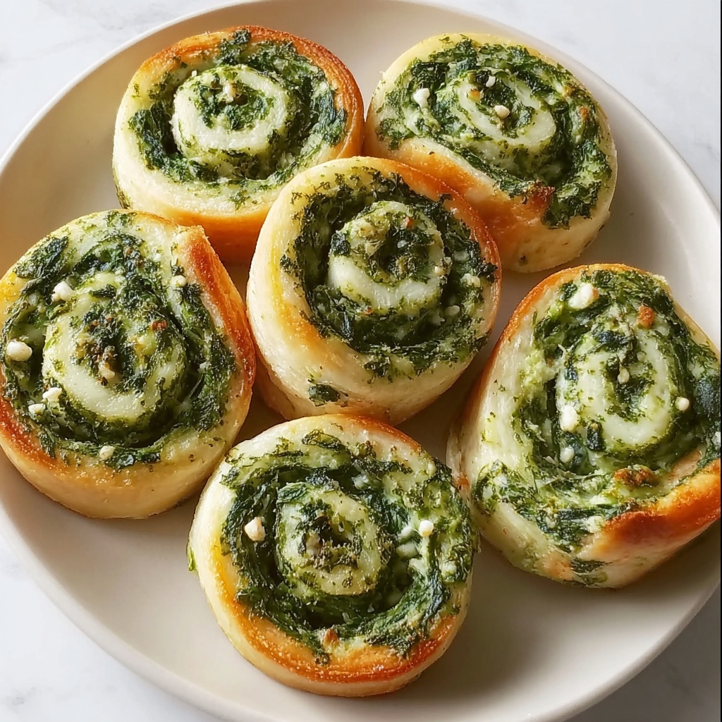 Creamy Spinach Parmesan Pinwheels: 5 Tasty Secrets Unveiled Recipe - Recipe Image