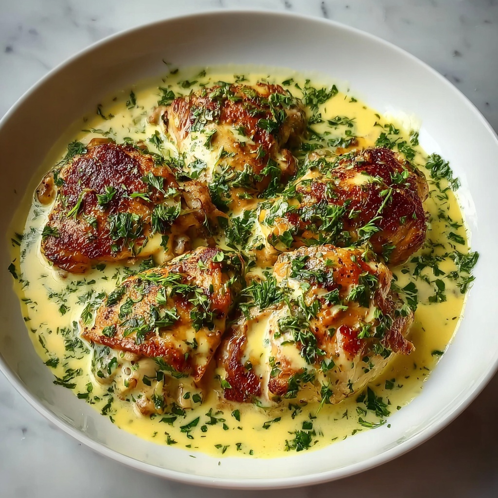 Creamy Garlic Chicken Recipe - Recipe Image