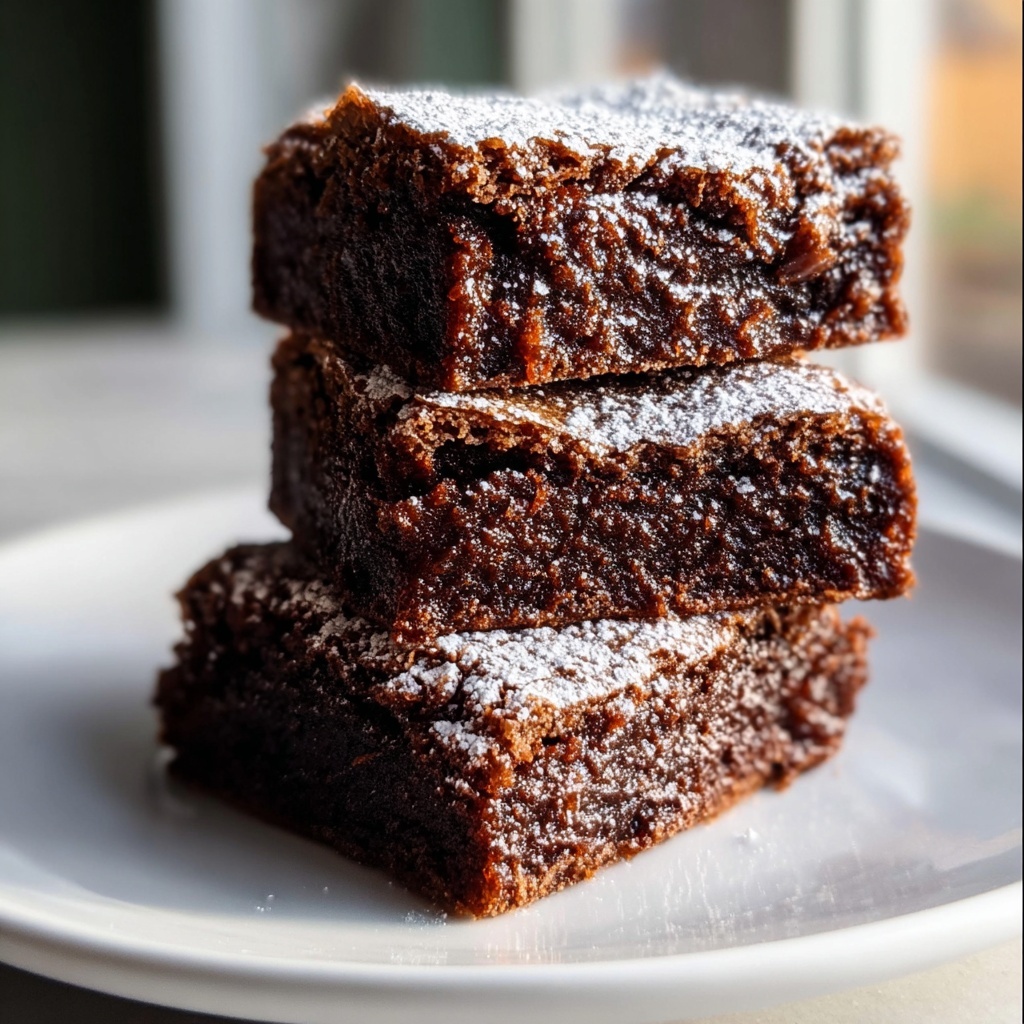 Banana Bread Brownies Recipe: 8 Comforting Bites of Joy Recipe - Recipe Image