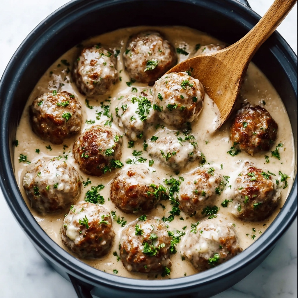 Slow Cooker Swedish Meatballs: A Cozy Dinner Delight Recipe - Recipe Image