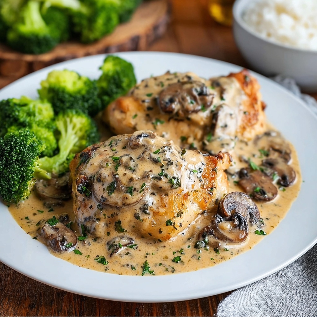 Mushroom Asiago Chicken in 30 Minutes Recipe - Recipe Image