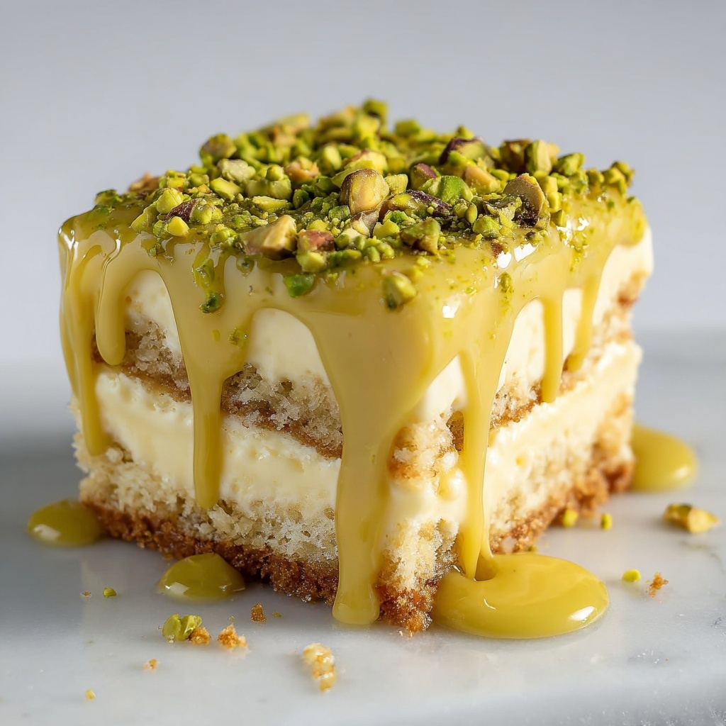 Vegan Pistachio Tiramisu (Egg-Free, Dairy-Free, Nutty Delight) Recipe - Recipe Image