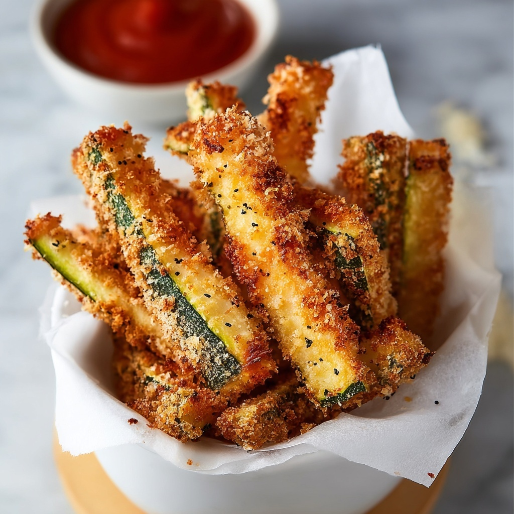 Air Fryer Zucchini Fries Recipe - Recipe Image