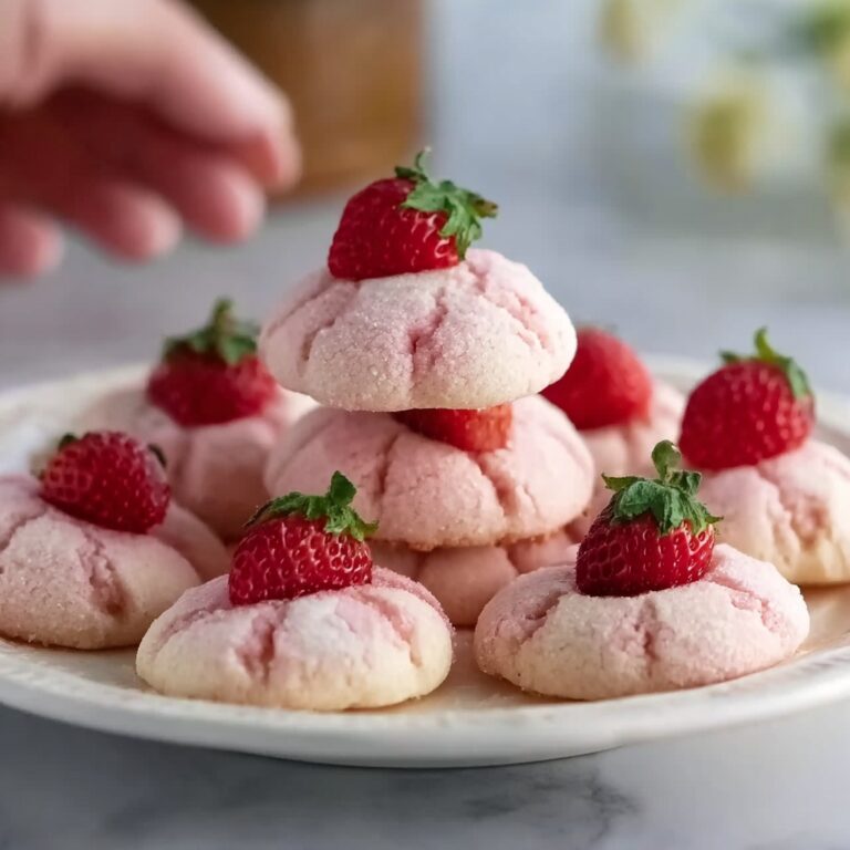 Strawberry Kiss Cookies Recipe