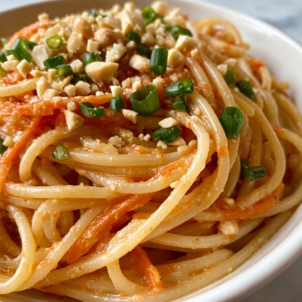 Creamy Peanut Noodles Recipe - Recipe Image