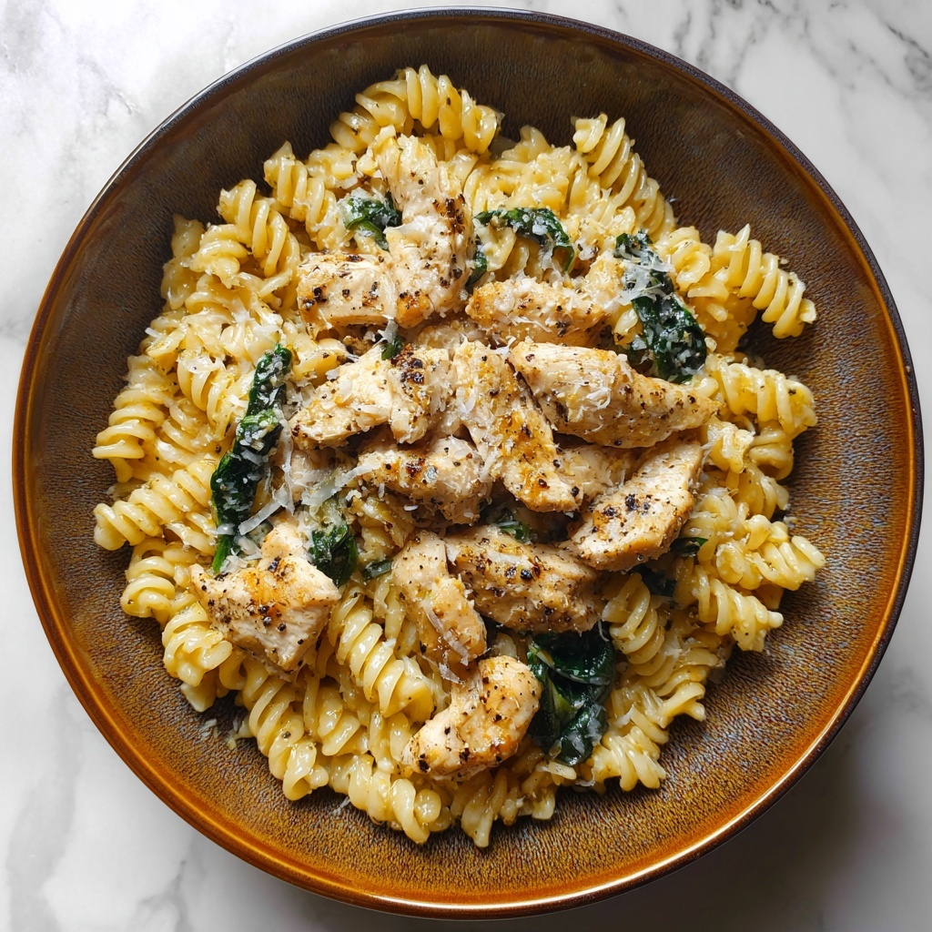Crockpot Garlic Parmesan Chicken Pasta Recipe - Recipe Image