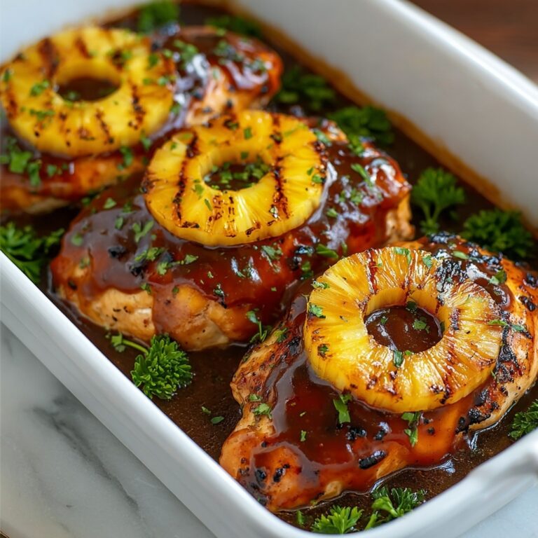 Baked Pineapple BBQ Chicken Breast Recipe