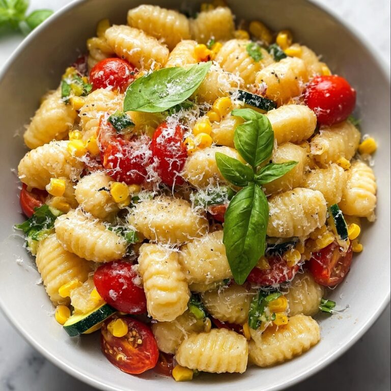 Summer Cavatelli with Corn, Tomatoes, and Zucchini Recipe