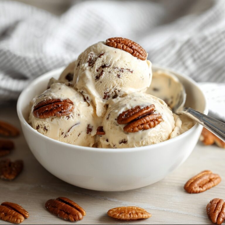 Homemade Butter Pecan Ice Cream Recipe
