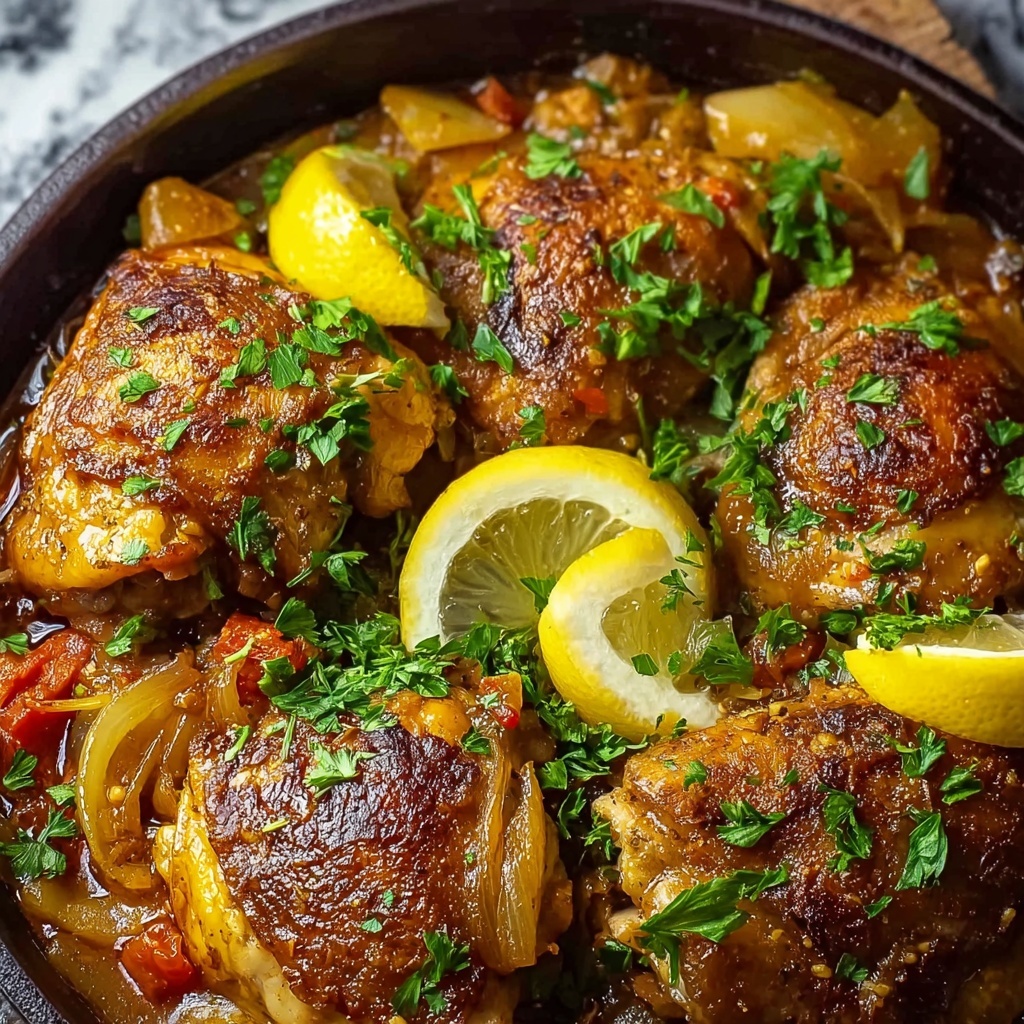 Moroccan Chicken with Spices, Olives, and Raisins Recipe - Recipe Image