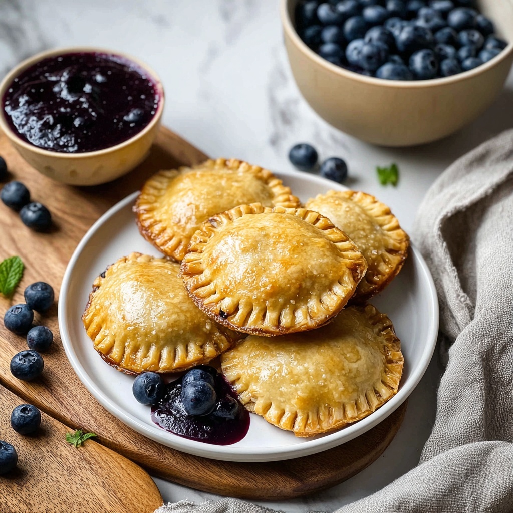 Irresistible Air Fryer Blueberry Hand Pies Recipe - Recipe Image