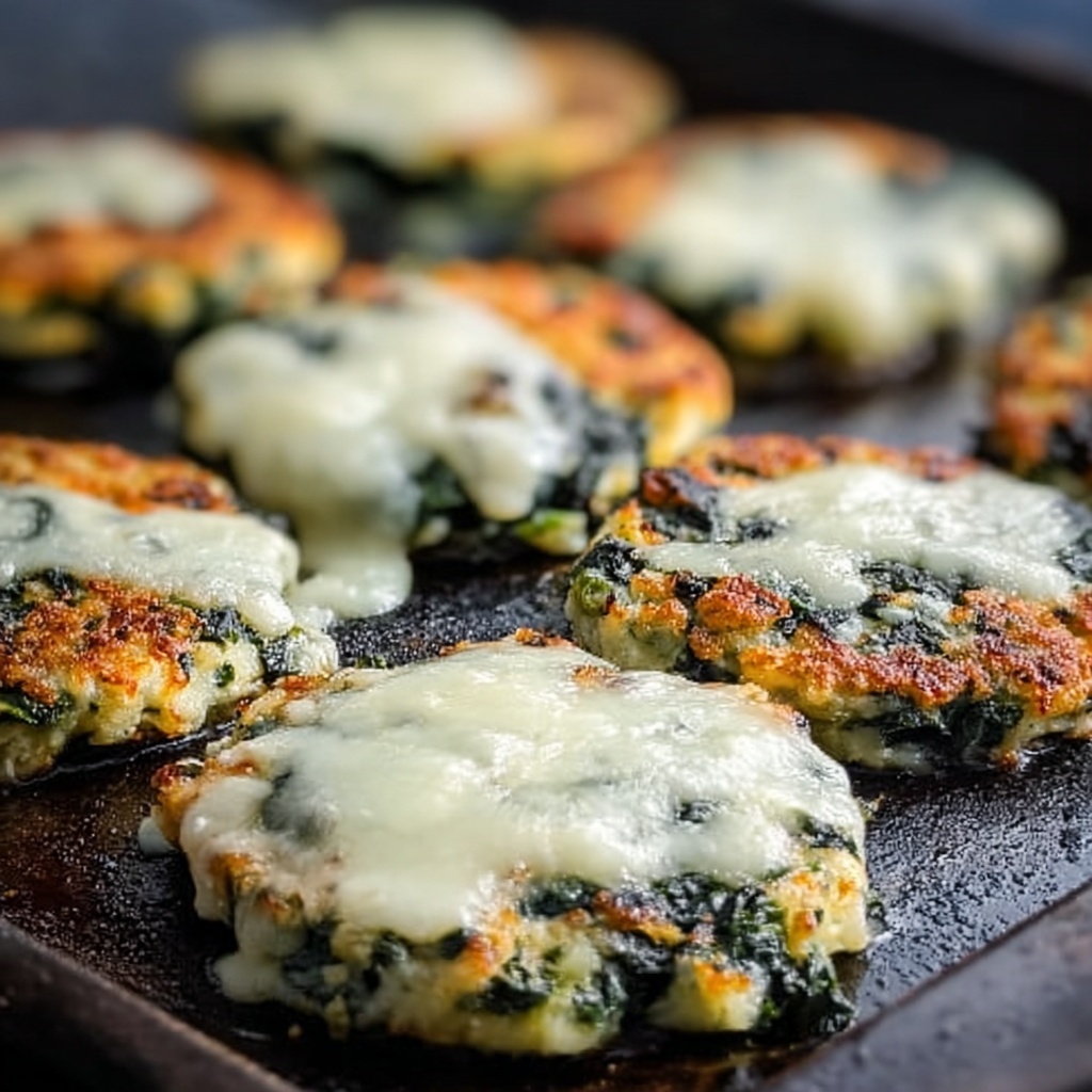 Spinach Dip Cheese Crisps Recipe - Recipe Image