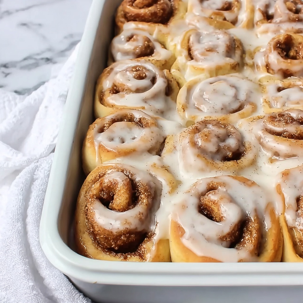 Apple Pie Cinnamon Roll Bake Recipe - Recipe Image