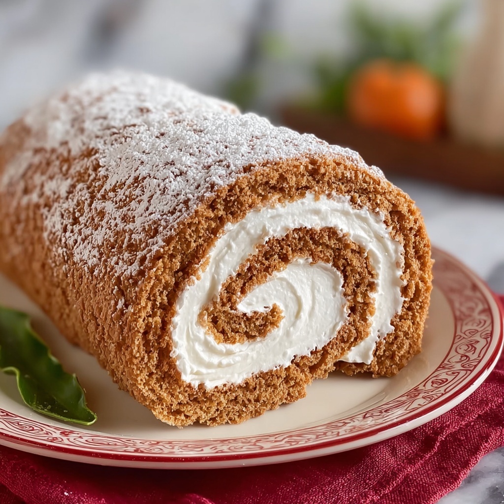 Delicious Pumpkin Cream Cheese Roll for Your Best Thanksgiving Yet Recipe - Recipe Image
