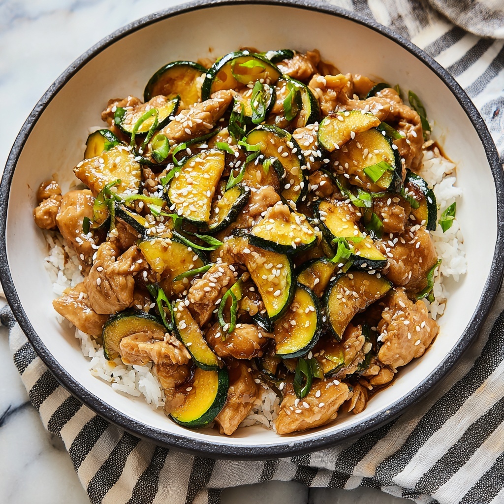 Chicken Zucchini Stir Fry Recipe - Recipe Image