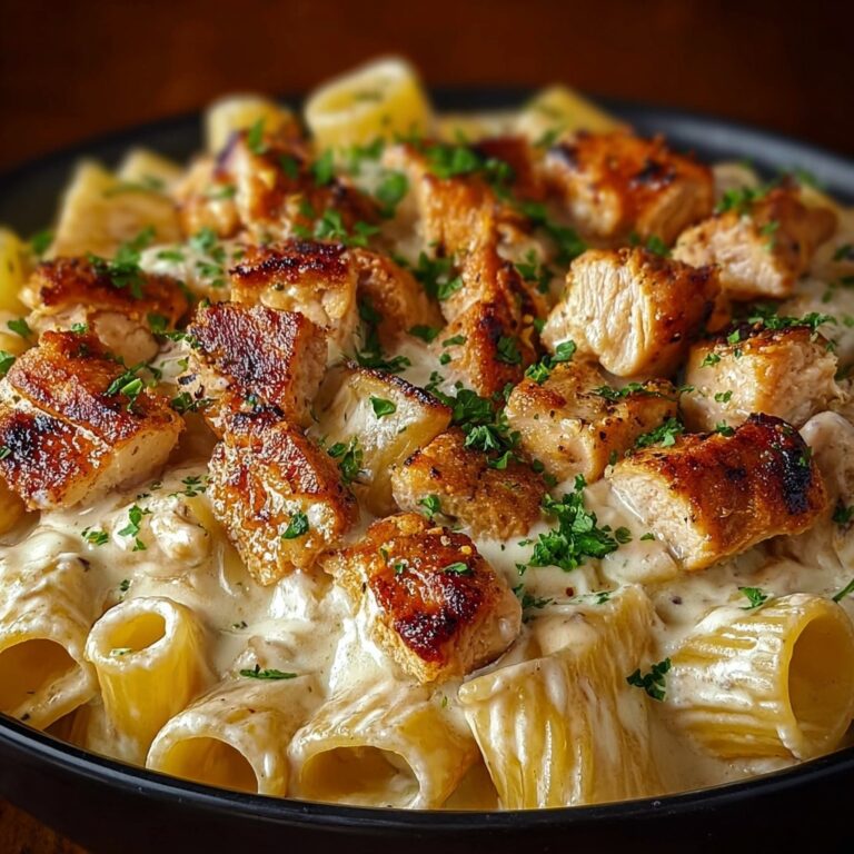 Creamy Parmesan Chicken Rigatoni Recipe