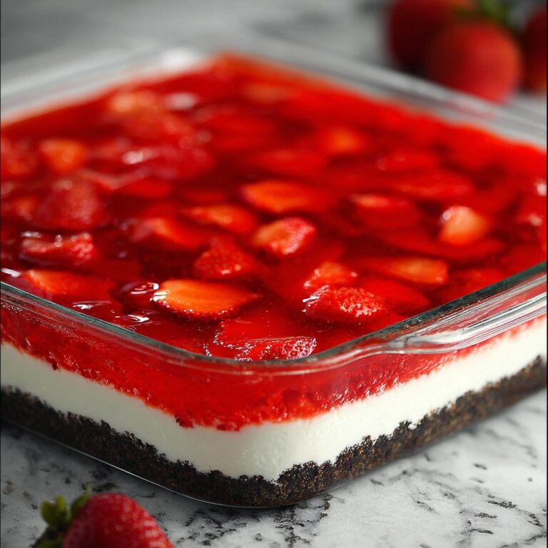 Strawberry Jello Pretzel Salad Recipe