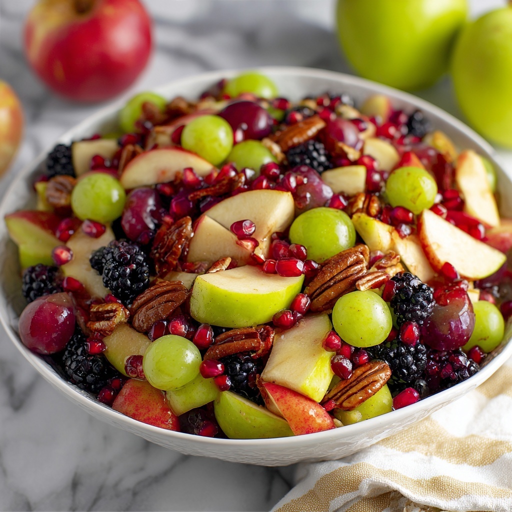Fall Fruit Salad with Cinnamon-Honey Dressing Recipe - Recipe Image