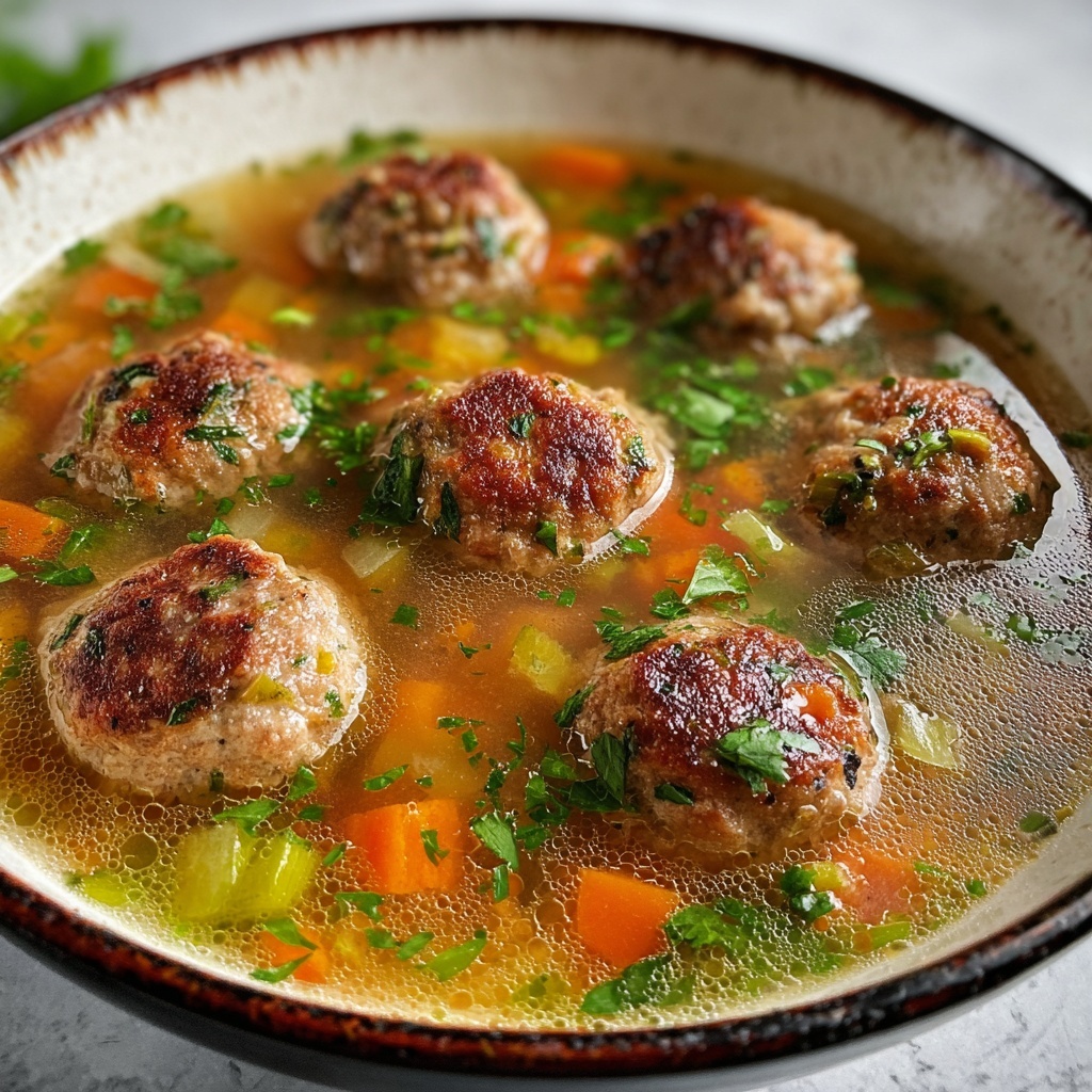 Meatball Soup Recipe - Recipe Image