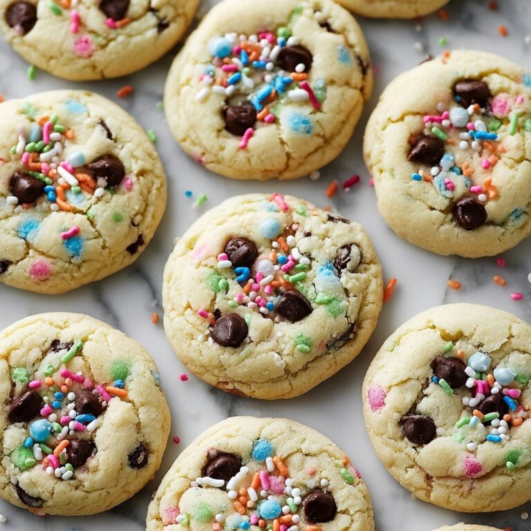 Cake Batter Chocolate Chip Cookies Recipe