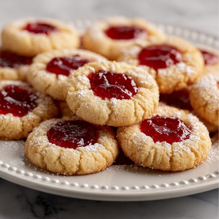 Thumbprint Cookies with Fruit Preserves Recipe