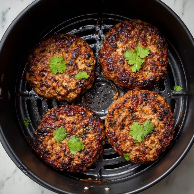Air Fryer Burgers Recipe