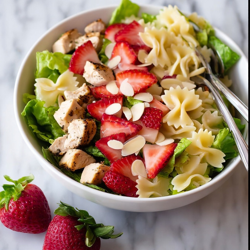 Chicken Strawberry Pasta Salad Recipe - Recipe Image