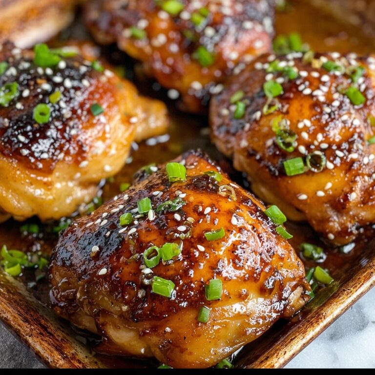 Boneless Skinless Chicken Thighs with Teriyaki Marinade Recipe