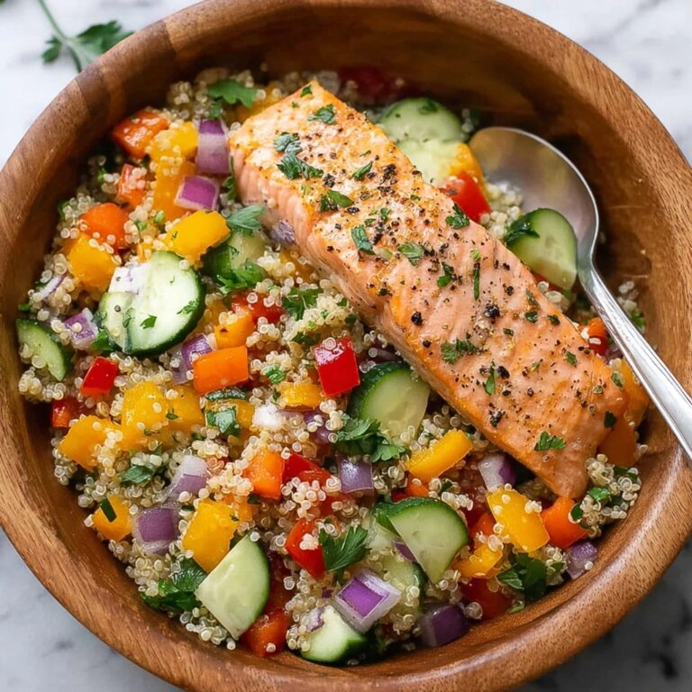 Greek Salmon Quinoa Salad Recipe
