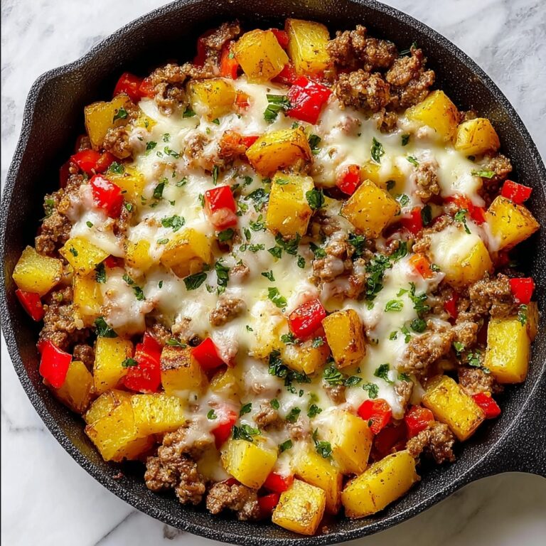 Mexican Ground Beef and Potato Skillet Recipe