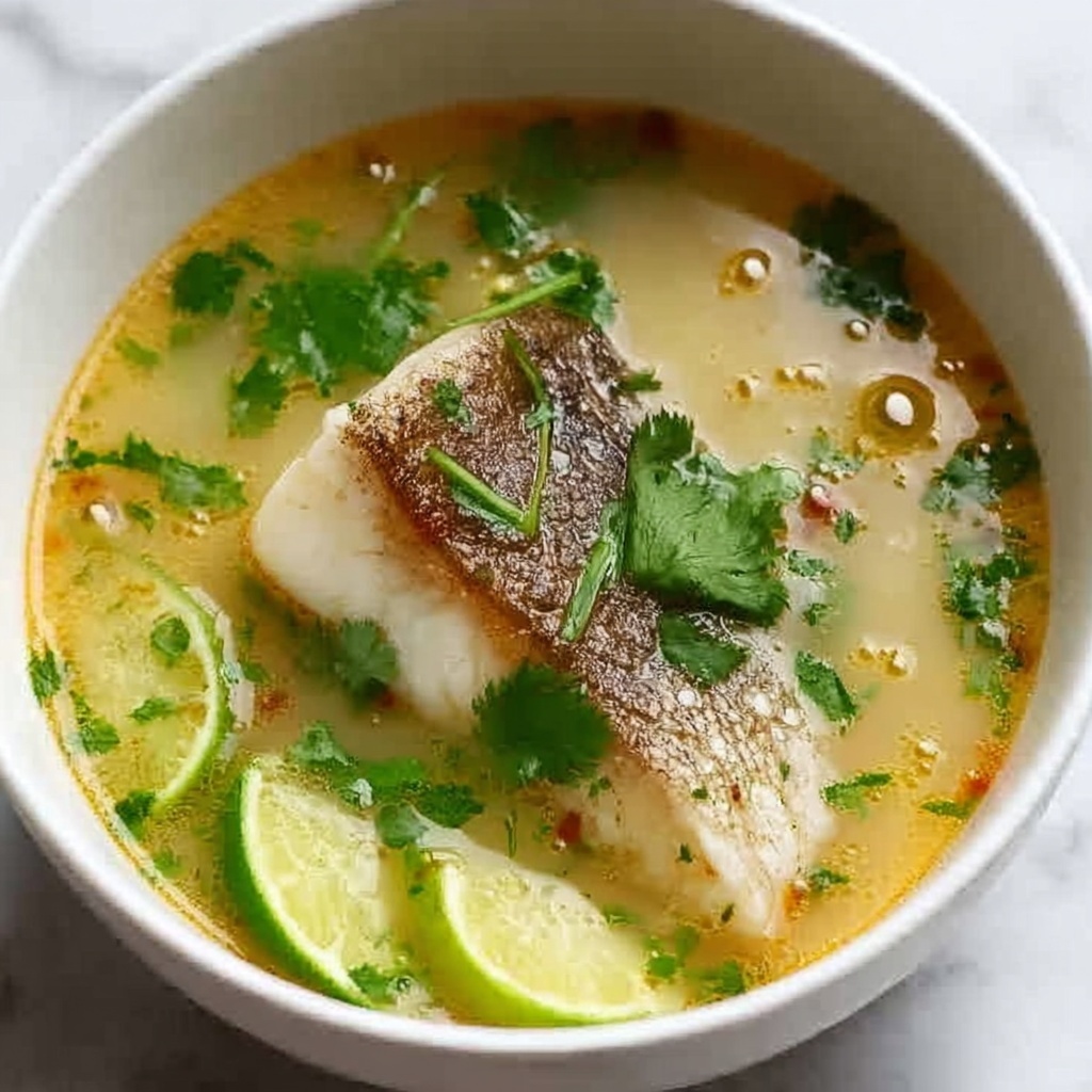 Coconut Lime Fish Soup Recipe - Recipe Image