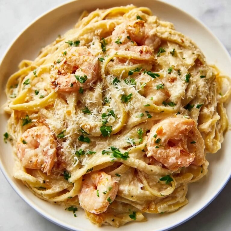 Creamy Garlic Shrimp Pasta Recipe