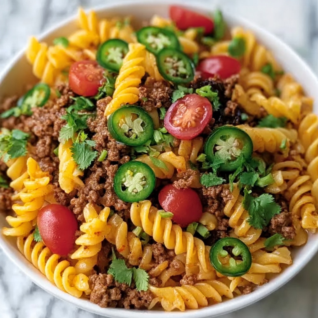 Taco Pasta Salad Recipe - Recipe Image