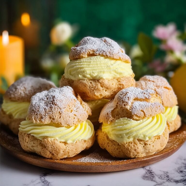 Luscious Passionfruit Cream Puffs Recipe