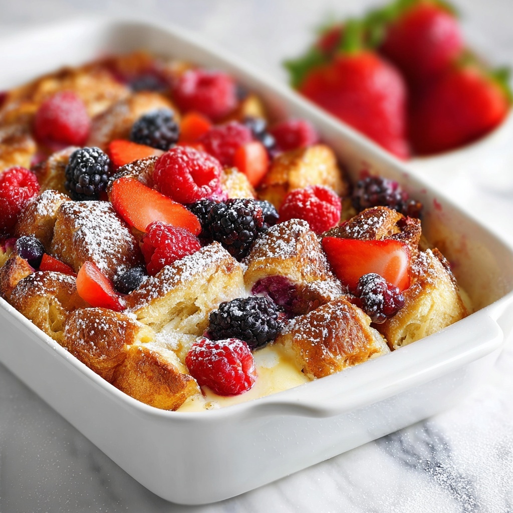 Berry Croissant Bake Recipe - Recipe Image
