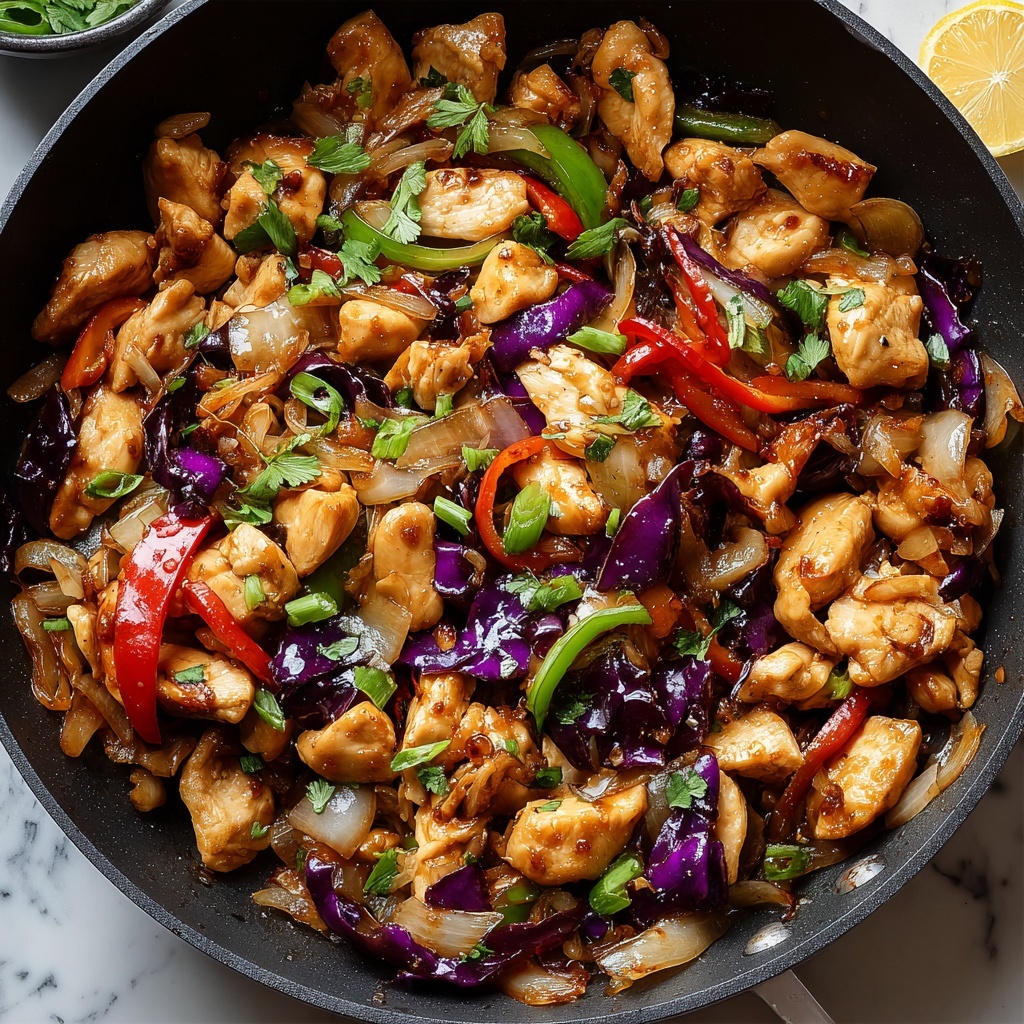 Chicken and Cabbage Stir Fry Recipe - Recipe Image