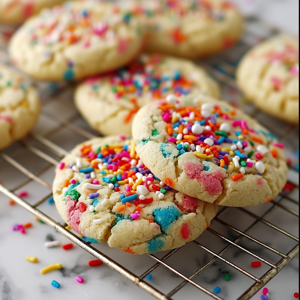 Soft Funfetti Cookies Recipe - Recipe Image