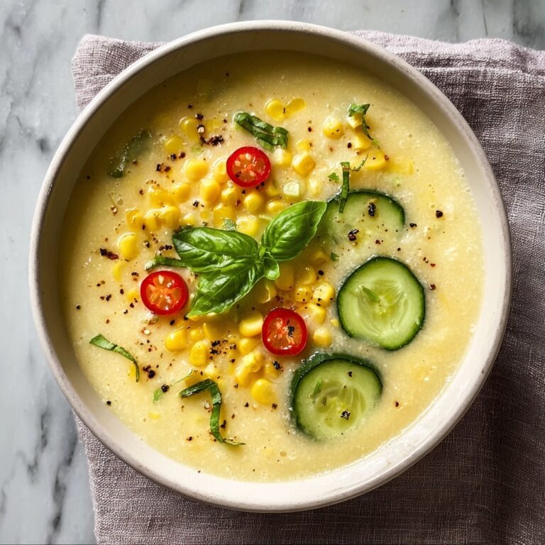 Chilled Summer Corn Soup Recipe