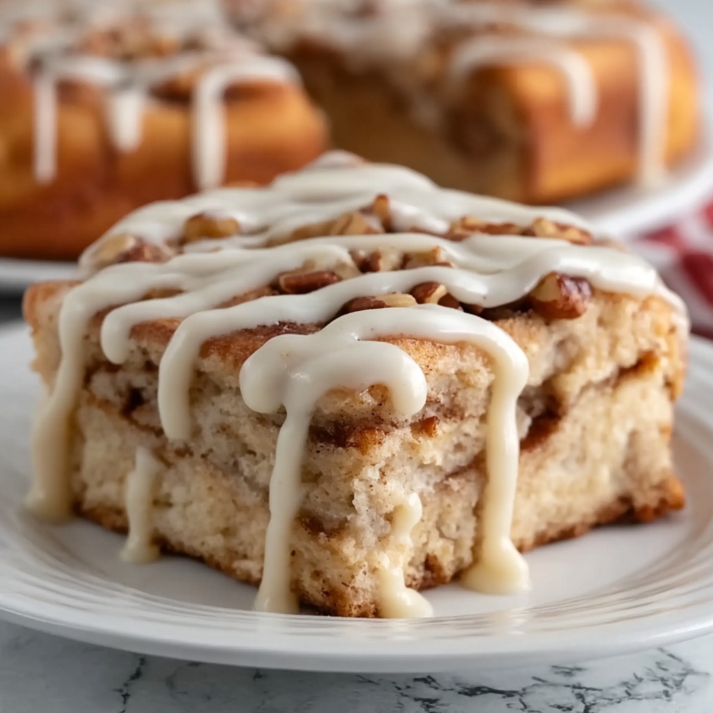 High-Protein Cinnamon Roll Baked Oatmeal Recipe - Recipe Image