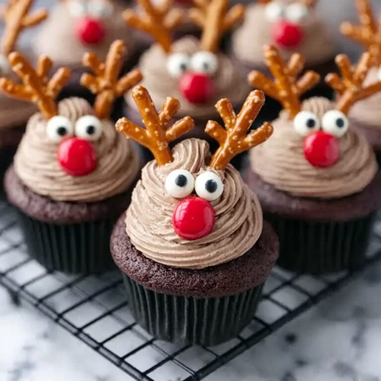 Easy Reindeer Cupcakes Recipe