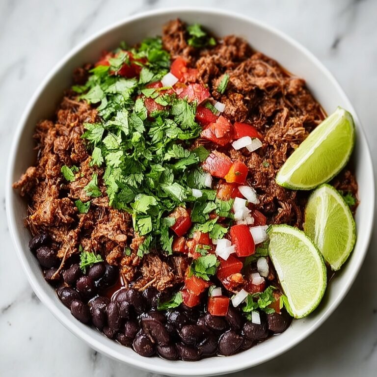Cuban Shredded Beef with Black Beans Recipe