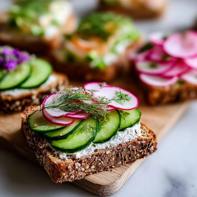 Danish Open-Faced Sandwiches with Pickled Herring Recipe
