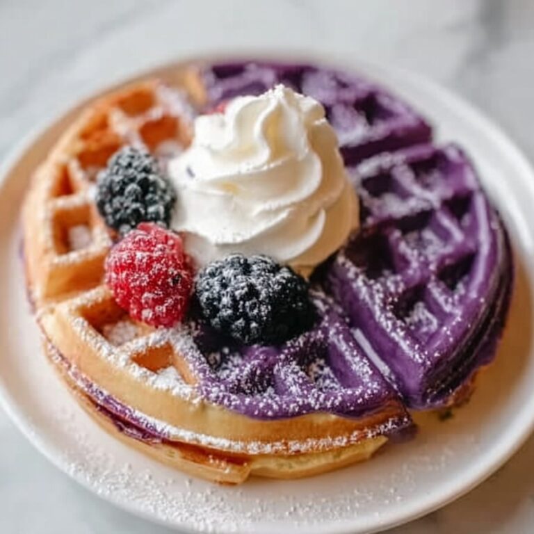 Ultimate Crispy Ube Waffles Recipe